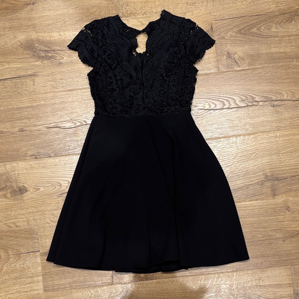 Elegant Black Lace Dress for kids